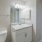 Bathroom with sink and toilet